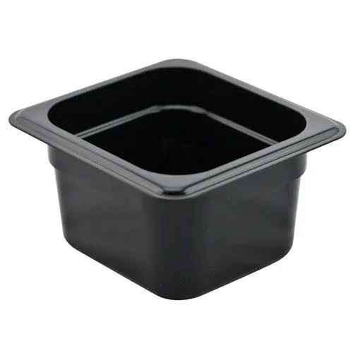 Cambro 64CW-110 - 1.6 qt Sixth-Size Food Pan - Camwear (6 per Case) 