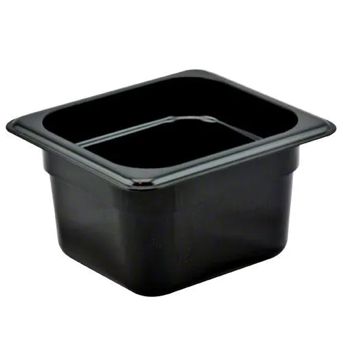 Cambro 64HP-110 - 1.6 qt Sixth-Size Food Pan - High-Heat H-Pan (6 per Case) 