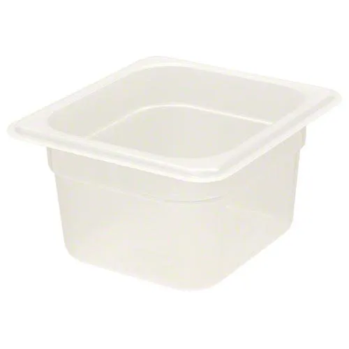 Cambro 64PP-190 - 1.6 qt Sixth-Size Translucent Food Pan (6 per Case) 