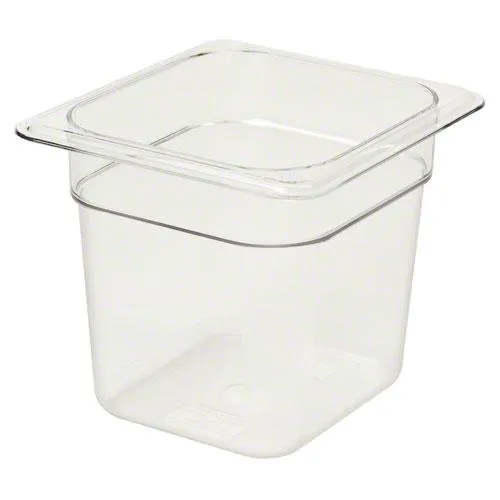 Cambro 66CW-135 - 2.4 qt Sixth-Size Food Pan - Camwear (6 per Case) 