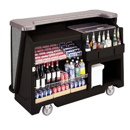 Cambro BAR650DS-667 - 68" Designer Economy Portable Bar - Cambar 