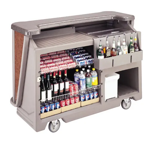 Cambro BAR650DS-668 - 68" Designer Economy Portable Bar - Cambar 