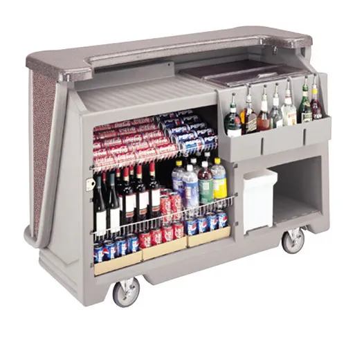 Cambro BAR650DS-669 - 68" Designer Economy Portable Bar - Cambar 