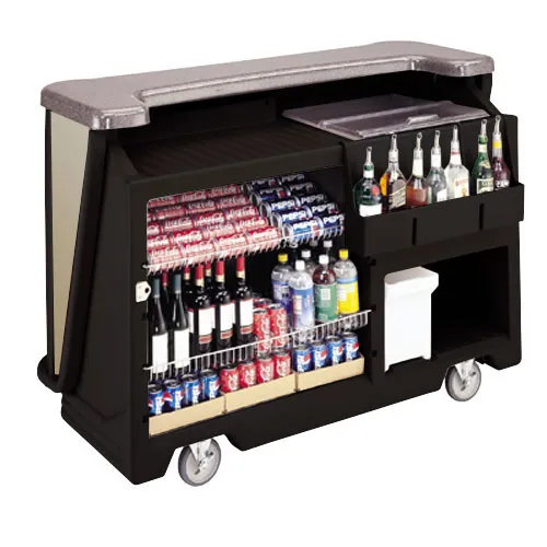 Cambro BAR650DS-770 - 68" Designer Economy Portable Bar - Cambar 