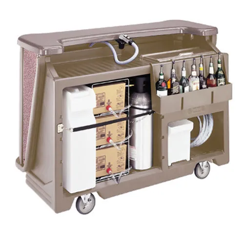 Cambro BAR650DSPM-669 - 68" Designer Post-Mix Portable Bar - Cambar 