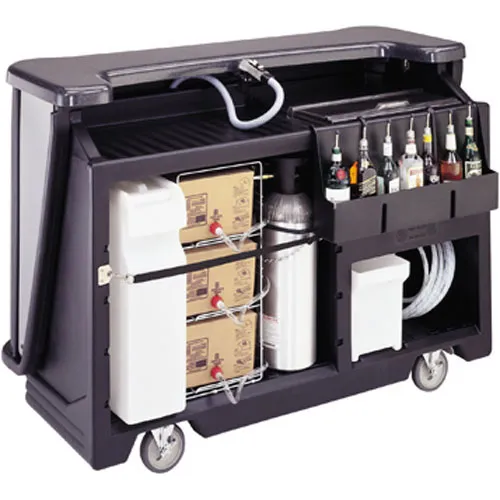 Cambro BAR650DSPM-770 - 68" Designer Post-Mix Portable Bar - Cambar 