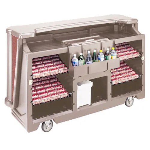 Cambro BAR730DS-669 - 78" Designer Economy Portable Bar - Cambar 