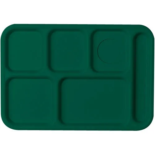 Cambro BCT1014-119 - 10" x 14-1/2" ABS Plastic School Compartment Tray (24 per Case) 