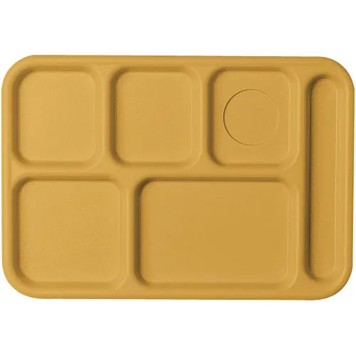 Cambro BCT1014-145 - 10" x 14-1/2" ABS Plastic School Compartment Tray (24 per Case) 