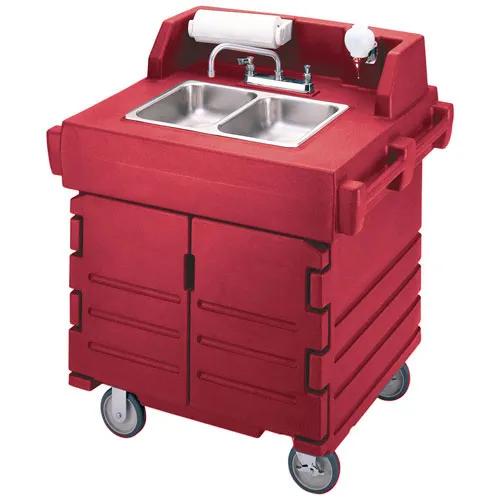 Cambro KSC402-158 - 41" Portable Hand Sink Cart - CamKiosk 