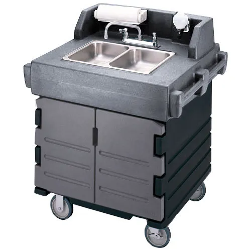 Cambro KSC402-426 - 41" Portable Hand Sink Cart - CamKiosk 