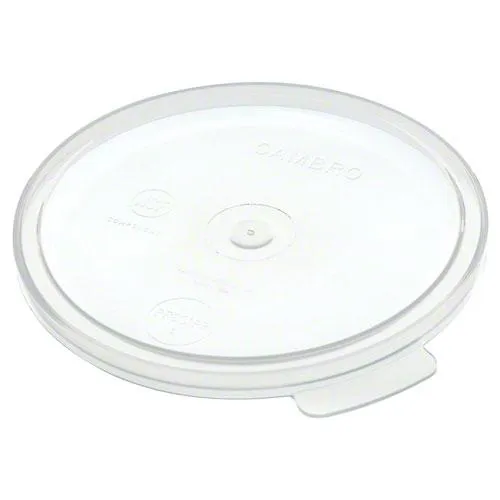 Cambro RFSC1PP-190 - 1 qt Round Container Cover (12 per Case) 