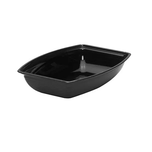 Cambro RSB912CW-110 - 2.9 qt Rectangular Ribbed Bowl - Camwear (4 per Case) 