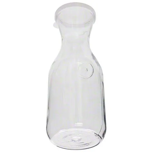 Cambro WW1000CW-135 - 1 L Beverage Decanter - Camwear Camliter (12 per Case) 