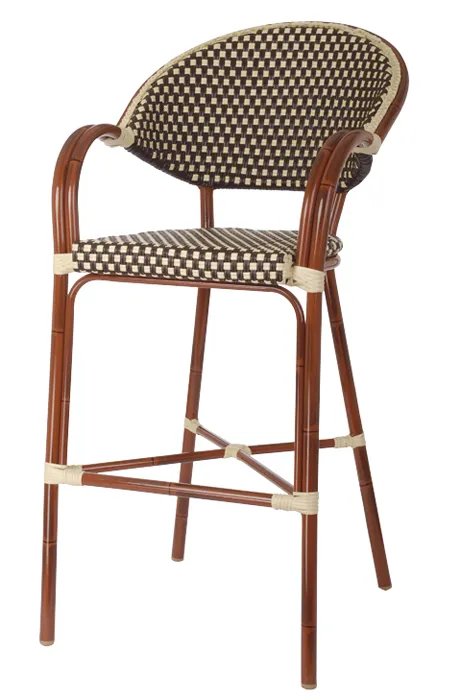 G & A Seating 915 - Aluminum Bamboo Bar Stool (12 per Case) 