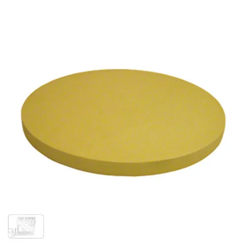 Update International CBR-14RH - Round Synthetic Rubber - Cutting Board - 1" x 13.63" x 13.63"