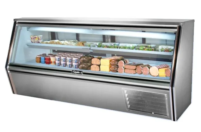 Leader CDL96F - 96" Refrigerated Single Duty Fish Display Case