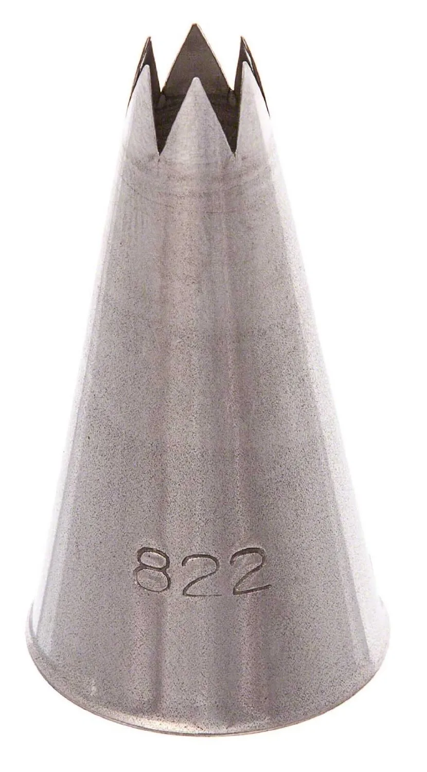 Update International CDT-122OS - Stainless Steel - Cake Decorating Tubes - 1.9" x 1" x 1"