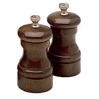 Chef Specialties Capstan Walnut Pepper Mill/Salt Mill Set 4" [04102]