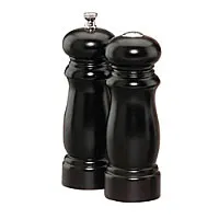 Chef Specialties Salem Ebony Pepper Mill/Salt Shaker Set 6" [06301]