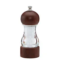 Chef Specialties 29184 - Acrylic & Wood Salt Mill - Vanguard 6" 