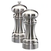 Chef Specialties 94500 - Westin Acrylic Pepper Mill/Salt Shaker Set 5" 