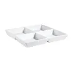 C.A.C. China CMP-D10 - CMP Divided Tray 10" - (1 Dozen per Case)