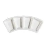 C.A.C. China CN-4B8 - Accessories Divided Plate 8-1/2" - (3 Dozen per Case)