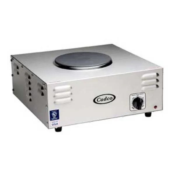 Cadco - CSR1CH - Hi-Power Single Cast Iron Hot Plate - 7.125"