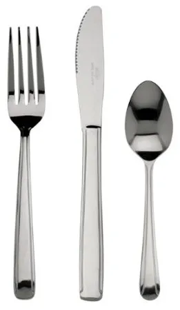 Update International DLH-702 - Dominion Series - Chrome-Plated Bouillon Spoon - 0.13" x 1.75" x 6"