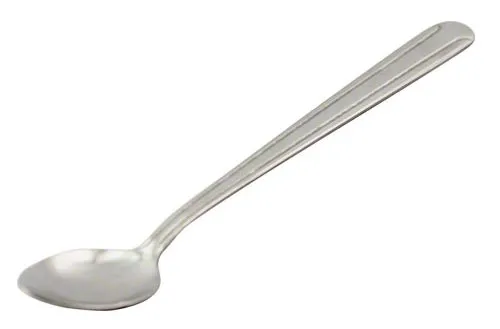 Update International DOM-14 - Dominion Series - 8" Chrome-Plated Iced Teaspoon