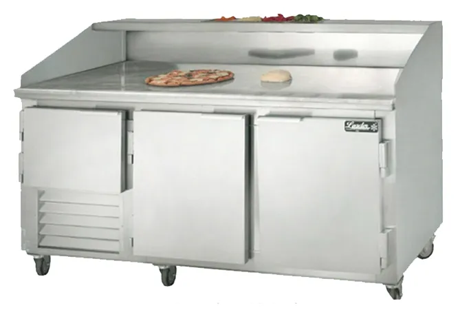 Leader DR84-M - 84" Refrigerated Pizza Dough Retarder Marble Top Table