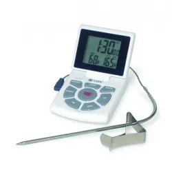 CDN DTTC-W - Combo Probe Thermometer, Time & Clock 