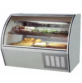 Leader ERCD60SC - 60" Curved Glass Deli Display Case - Counter Height