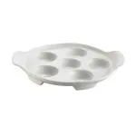 C.A.C. China ESD-8 - Accessories Escargot Dish 8-1/2" - (2 Dozen per Case)