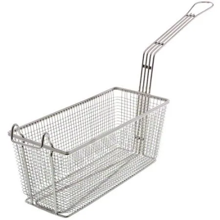 Update International FB-135 - 13.25" x 5.63" Rectangular Wire Fry Basket