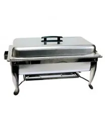 Update International FCC-11P - 12.99" x 14.17" x 25.2" - Stainless Steel - Folding Chafer Dish