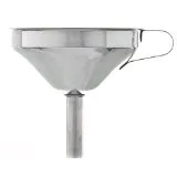 Update International FSV-5S - 5" Stainless Steel Funnel w/ Strainer