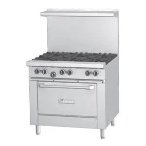 Garland G36-2G24S - 2 Burner Gas Range - (1) Storage Base - (1) 24" Griddle