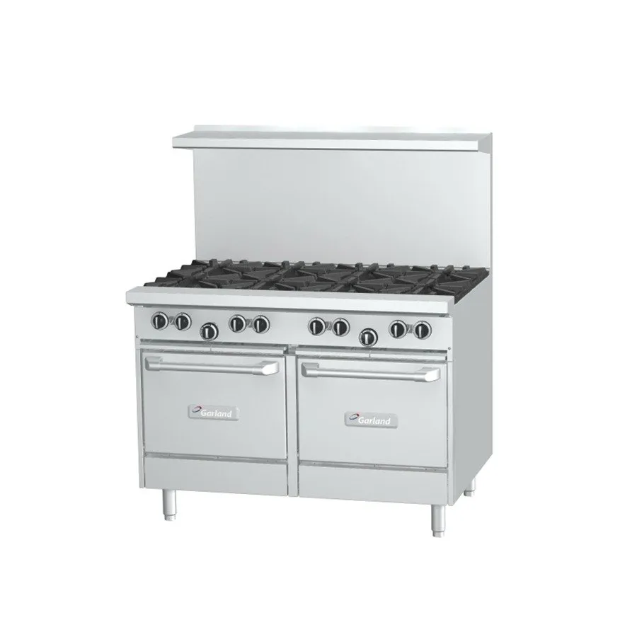 Garland G48-8CS - 8 Burner Gas Range - (1) Convection Oven - (1) Storage Base