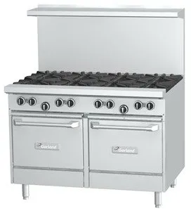 Garland G48-8LL - 4 Burner Gas Range - (2) Space Saver Ovens