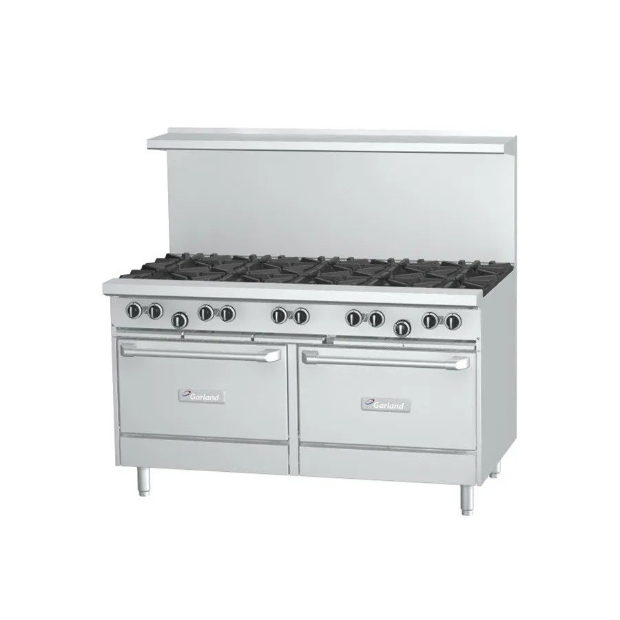 Garland G60-10CS - 10 Burner Gas Range - (1) Convection Oven - (1) Storage Base