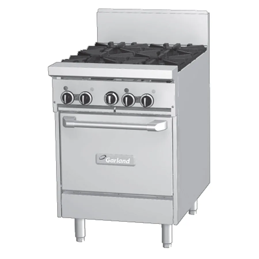 Garland GF24-4L - 4 Burner Gas Range - (1) Space Saver Oven