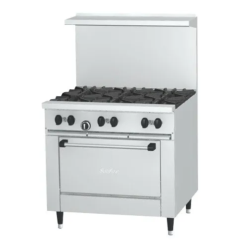 Garland X36-6R Sunfire - 6 Burner Gas Range - (1) Oven