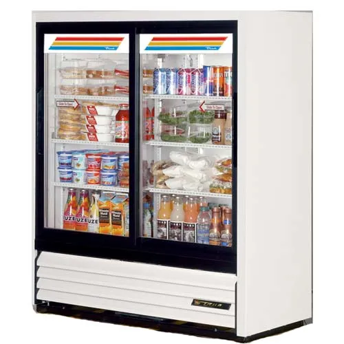 True GDM-41SL - 47" Glass Door Reach In Refrigerator 47" Slim Line