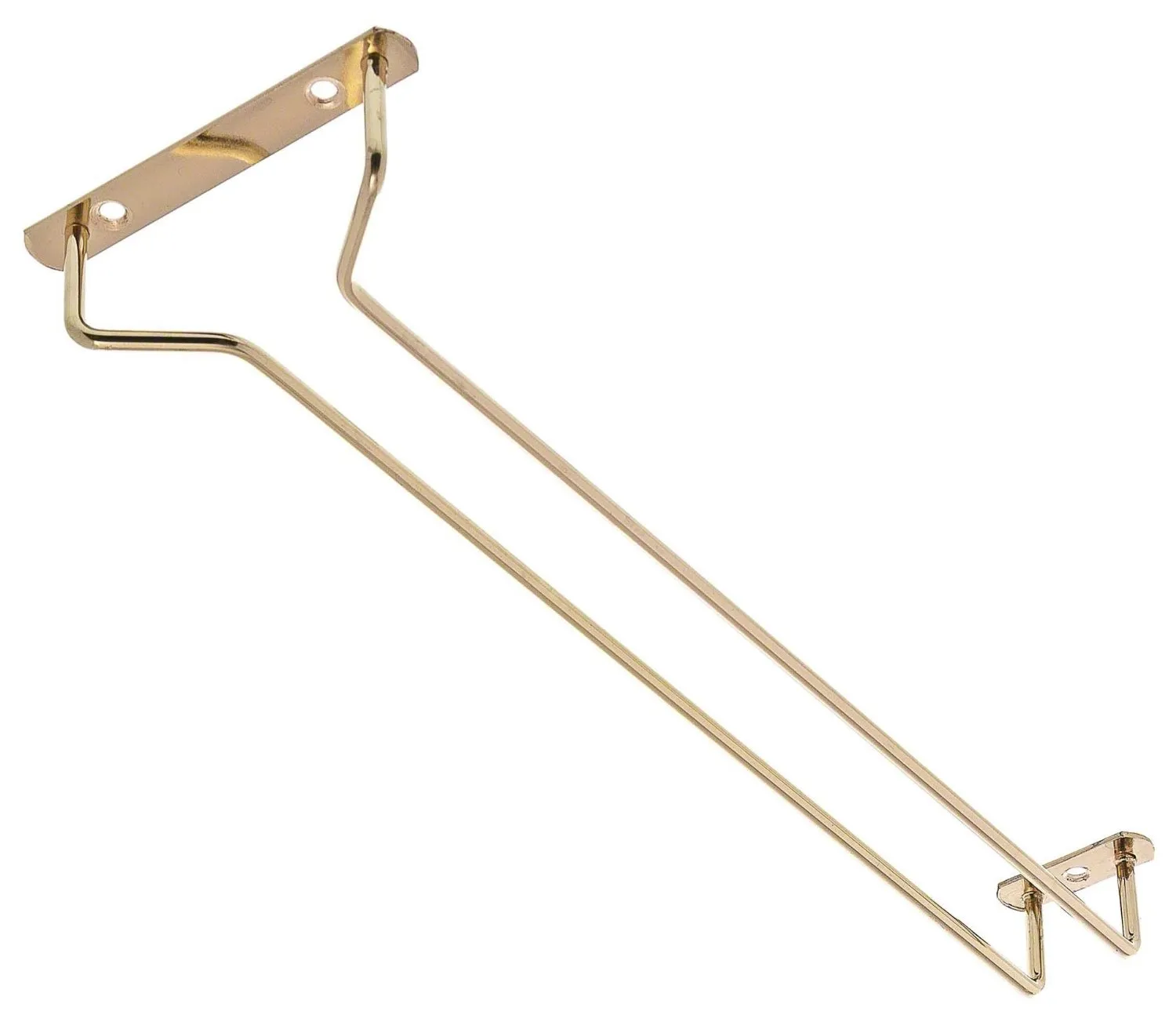 Update International GHB-16 - 1.25" x 4.5" x 16.25" - Brass Plated - Glass Hanger