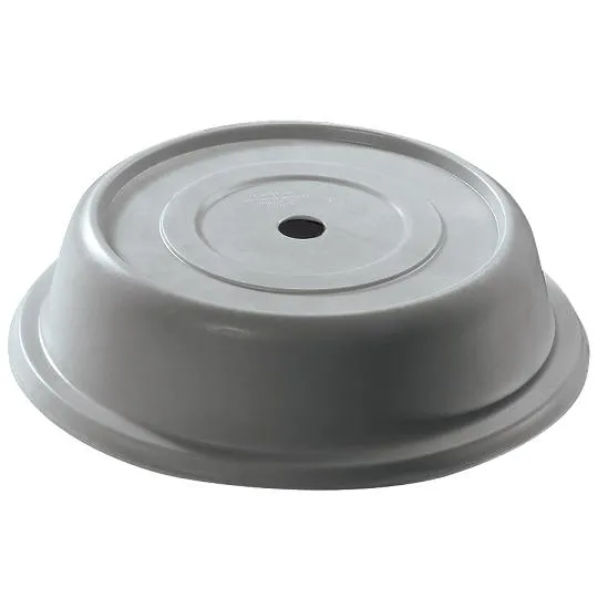 Cambro 124VS-191 - 12 1/4" Granite Gray Colored Versa Camcover Round Plate Cover (12 per Case) 