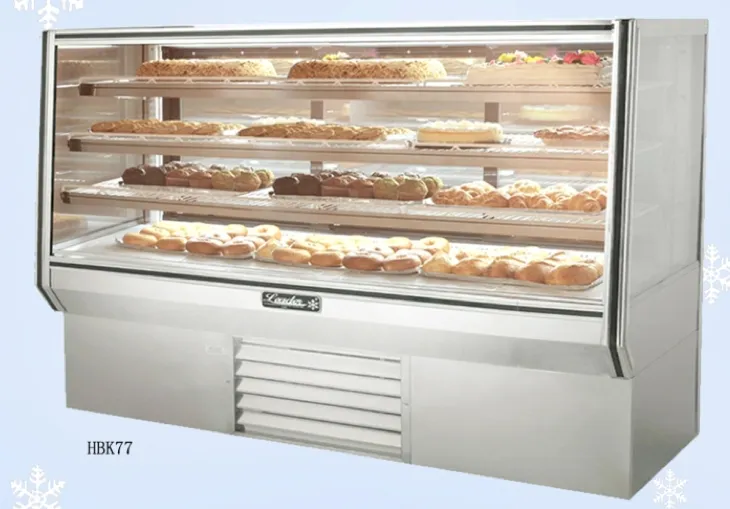 Leader HBK77-D - 77" Dry Bakery Display Case - High Volume