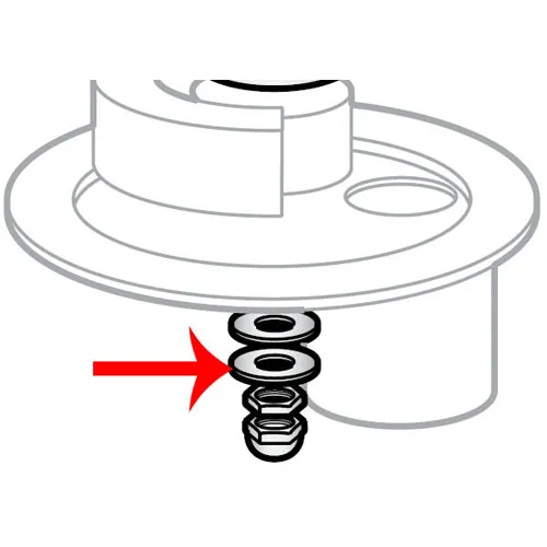 Hobart - HM2-241 - Retaining Washer (Pkg./10) Parts for Hobart Mixers/Mixers - A200