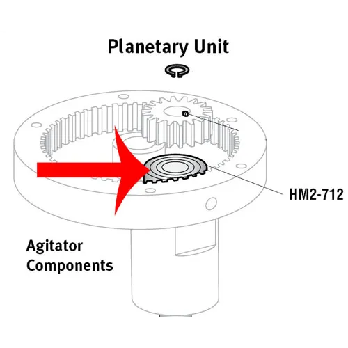 Hobart - HM2-712 - Bearing Parts for Hobart Mixers - A120/A200